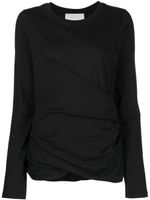 3.1 Phillip Lim t-shirt à design cache-cœur - Noir - thumbnail