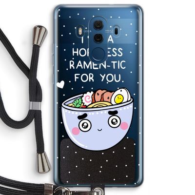 I'm A Hopeless Ramen-Tic For You: Huawei Mate 10 Pro Transparant Hoesje met koord
