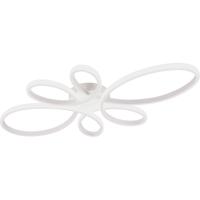 LED Plafondlamp 32W - Dimbaar Natuurlijk Wit 4000K - Mat Wit Metaal