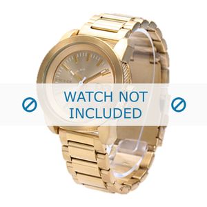 Diesel horlogeband DZ5234 Roestvrij staal (RVS) Goud 20mm