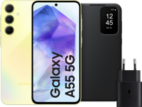 Samsung Galaxy A55 256GB Geel 5G + Accessoirepakket