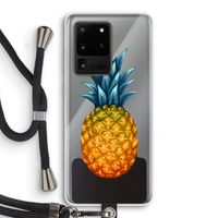 Grote ananas: Samsung Galaxy S20 Ultra Transparant Hoesje met koord