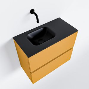 Toiletmeubel Mondiaz Ada | 60 cm | Meubelkleur Ocher | Lex wastafel Urban Links | Zonder kraangat