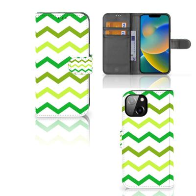 Apple iPhone 14 | Telefoon Hoesje | Zigzag Groen
