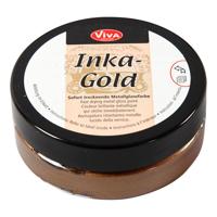 Creativ Company Inka-gold glanswax - brown gold, 50ml