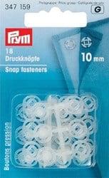 Prym Drukkers Transparant 10mm