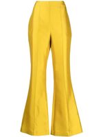 Macgraw pantalon évasé Circa 72 à taille haute - Or