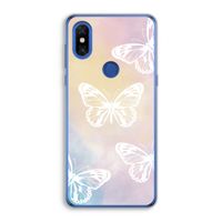 White butterfly: Xiaomi Mi Mix 3 Transparant Hoesje