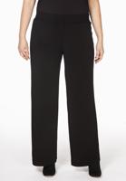 Yoek Trousers elastic waist | Zwart | Maat 54/56