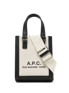 A.P.C. sac cabas Camille 2.0 en toile - Blanc