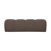 Woood Mojo eetkamerbank 164 cm bouclé Bruin Melange