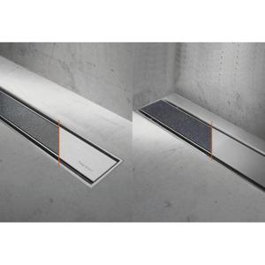 Easy Drain Compact TAF afvoergoot enkele plaat 90cm 50mm met Zero design rooster RVS edcomtaf900-50