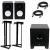 Yamaha HS7 set + HS8S actieve full-range studiomonitor set