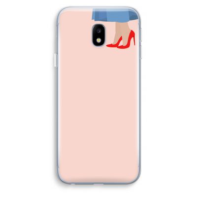High heels: Samsung Galaxy J3 (2017) Transparant Hoesje
