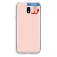 High heels: Samsung Galaxy J3 (2017) Transparant Hoesje