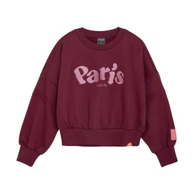 Indian Blue Jeans Winter sweater meisjes - rood - Crochet