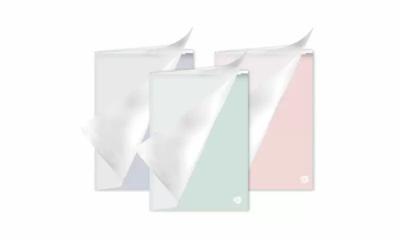 Schrift a4 lijn pp mila pastel