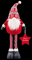 LIVARNO home Kerstdecoratie kabouter of rendier (Kabouter, Rood)
