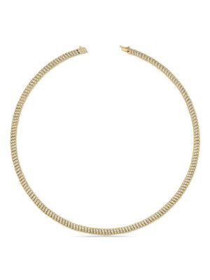 Anita Ko collier ras-du-cou Thin Zoe en or 18ct pavé de diamants