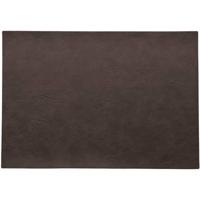 ASA Selection Placemat - Vegan Leather - Black Coffee - 46 x 33 cm