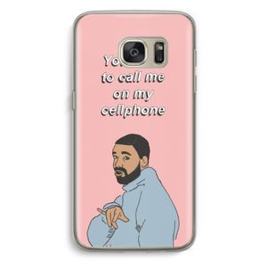 Hotline bling: Samsung Galaxy S7 Transparant Hoesje