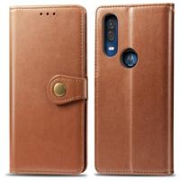 Retro effen kleur lederen gesp mobiele telefoon bescherming lederen draagtas met Lanyard & fotolijstjes & kaartsleuf & portemonnee & beugel functie vo