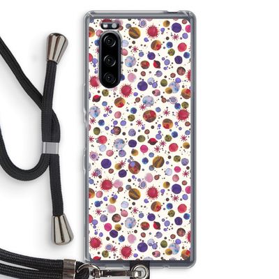 Planets Space: Sony Xperia 5 Transparant Hoesje met koord