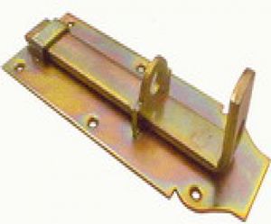 Hangslotschuif 100mm met sluitbeugel