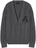 Axel Arigato cardigan Alpha à logo appliqué - Gris