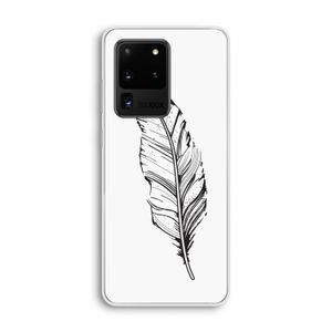 Pluim: Samsung Galaxy S20 Ultra Transparant Hoesje