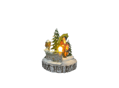 Man Met Kind & Paraplu - Oosterik home