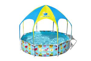 Bestway my first frame pool splash-in-shade play rond 244Bestway Peuterbad Splash-in-Shade - Ø 244 cm