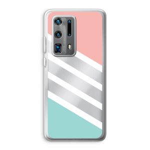 Strepen pastel: Huawei P40 Pro Plus Transparant Hoesje