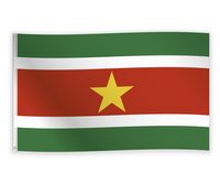 Surinaamse vlag 150x90cm Surinaamse vlag 150x90cm