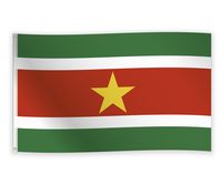 Surinaamse vlag 150x90cm - thumbnail