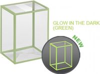 Funko Pop Protective Case Glow in the Dark Green (12-pack)