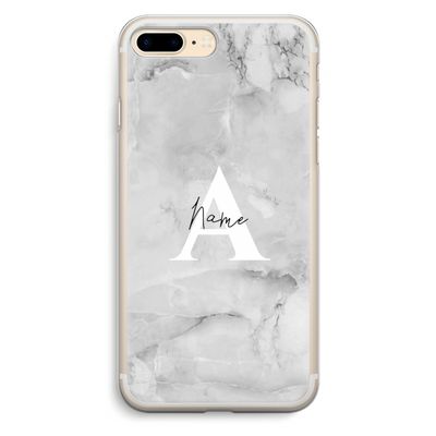 Ivory Marble: iPhone 7 Plus Transparant Hoesje