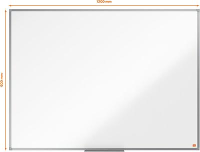 Nobo Essence whiteboard, gelakt staal, magnetisch, 120 x 90 cm