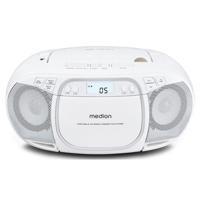 CD-radio - MEDION - FM - 2x2,2W RMS - Wit
