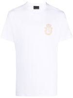 Billionaire t-shirt à logo brodé - Blanc