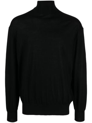 Neil Barrett pull en laine à col roulé - Noir