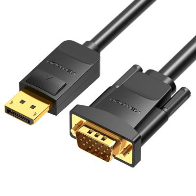 Adapter DisplayPort naar VGA Vention HBLBH Zwart 2 m