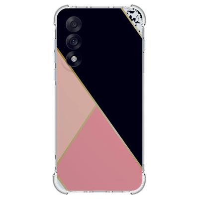 TPU Telefoonhoesje OnePlus Nord 5 - Black Pink Shapes schokabsorberende backcover