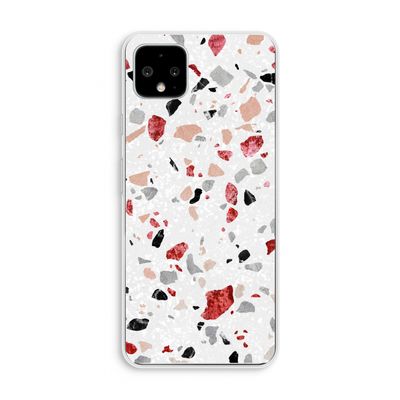 Terrazzo N°12: Pixel 4 XL Transparant Hoesje