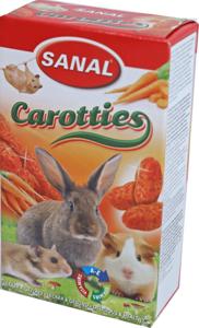 Sanal Knaagdier knaagdiersnack carotties 45g - Gebr de boon