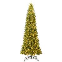 360 cm Verlichte Kunstkerstboom met 2536 PVC-takpunten Groen