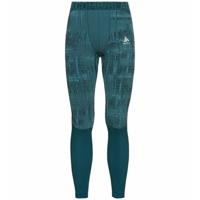 Odlo Thermobroek Men Lang Blackcomb - Green Print Medium Odlo Thermobroek Men Lang Blackcomb - Green Print Medium