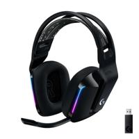 Gaming Headset met Microfoon Logitech G733 Lightspeed Headset Zwart