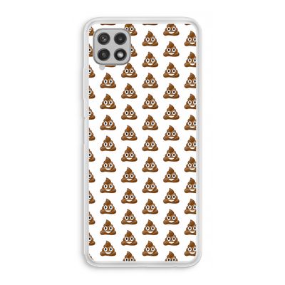 Poop emoji: Samsung Galaxy A22 4G Transparant Hoesje