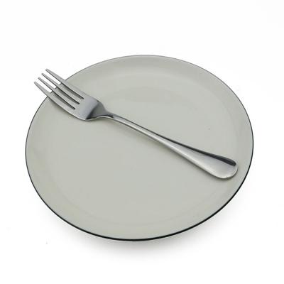2 stuks cake fruit vork diner salade servies RVS vork (zilver)